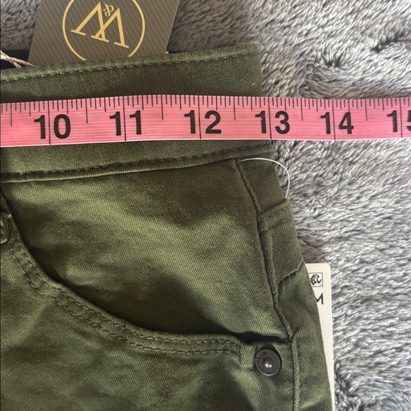 Wit & Wisdom Logan High Waist Ankle Slim Straight Leg Pants Celadon Size 0 NWT - Picture 7 of 11